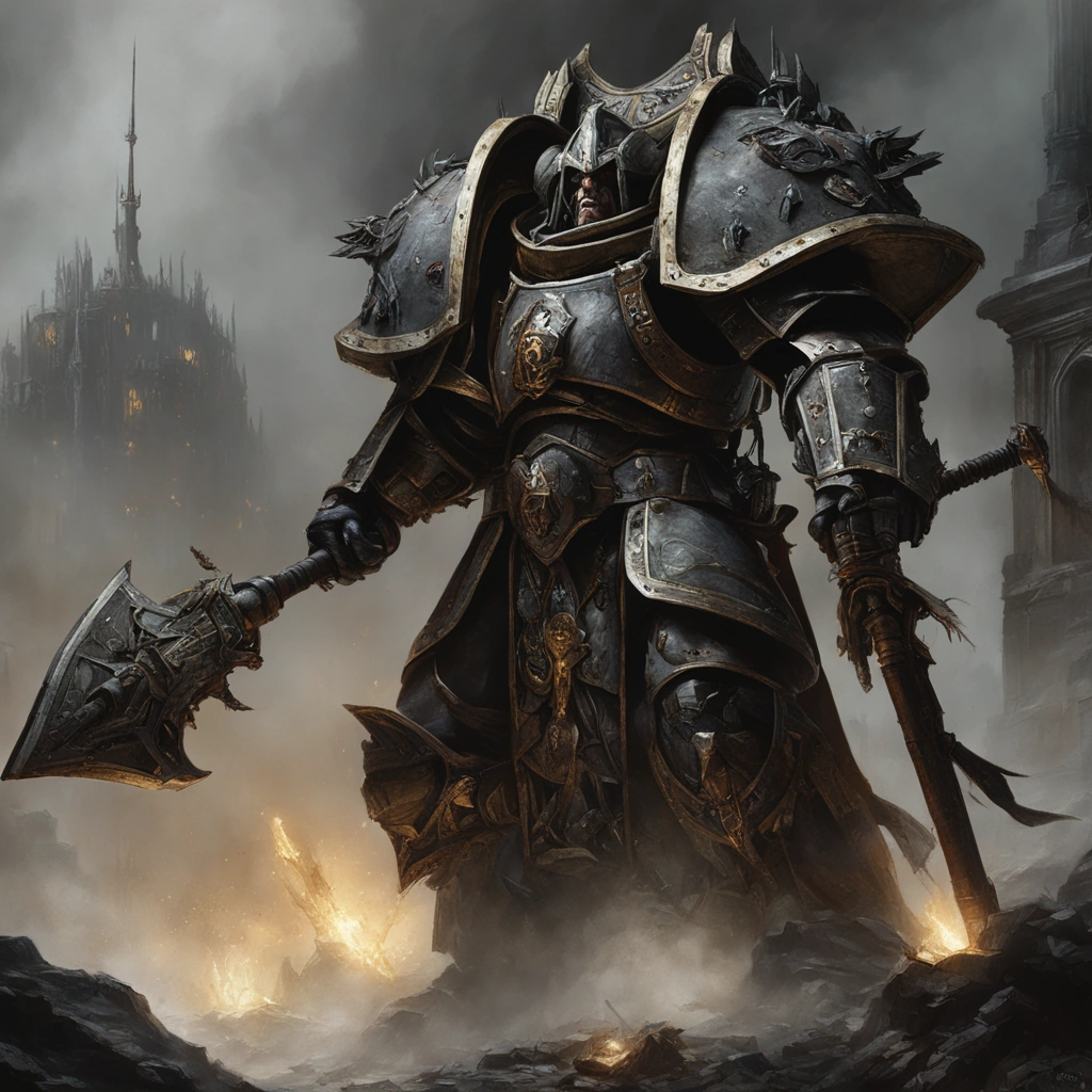 Skaven interviewing a Primarch in the Confessional